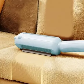 Кошачья шерсть, комок кошачьей шерсти, удаление кошачьей шерсти, 4 дюйма, удаление шерсти у собак, совместимое с таблетками для удаления кошачьей шерсти для сухой и подходящей для удаления, синий