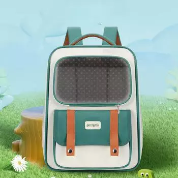 Кошачья сумка для улицы, переносная сумка для домашних животных, переносная, прозрачная, универсальная, на все времена года, дышащая сумка для кошек 32*22*42cm