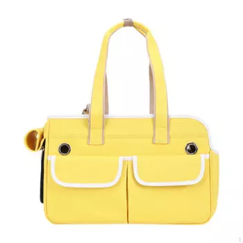 Кошачья сумка-переноска для домашних животных с мягкими бортами для переноски собак, сумка для улицы коричневый