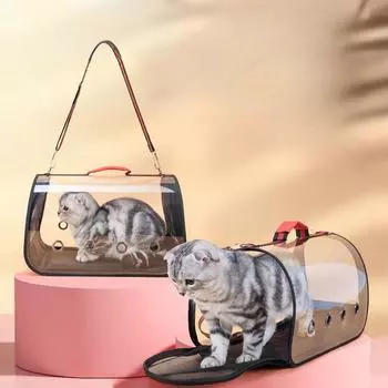 Кошачья сумка, портативная кошачья космическая капсула, портативный одноплечевой рюкзак большой емкости для кошек S 37*22*22cm