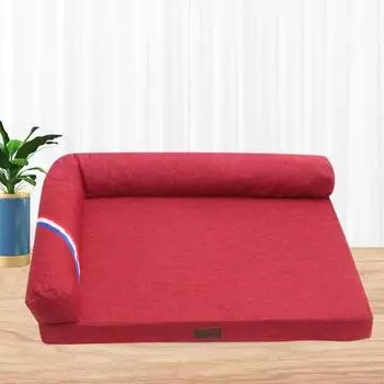 Кошачий домик для собак, будка для всех сезонов, универсальный зимний теплый коврик для собак, съемный и моющийся, домик для домашних животных, раскладушка для больших собак, кровать для собак S 55 * 45cm