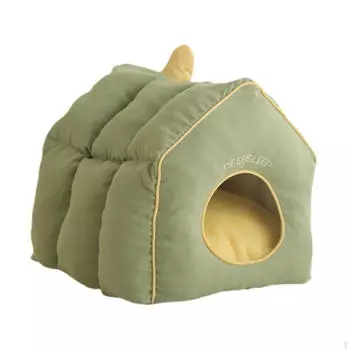 Кошачий домик для животных, подушка с нескользящим дном, пещера для кошек и котят, собак M