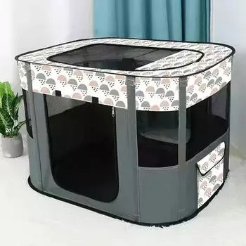 Кошачий домик, комната для родов, домик для щенков и котят, милый уютный домик для кошек, удобная складная палатка для кошек, принадлежности для собак и кошек M-70x55x45cm