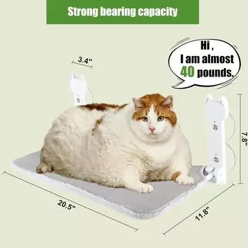 Кошачий гамак, окно, кошачий солнечный подвесной лежак, балкон, присоска, стеклянная подвесная корзина, гнездо для питомца, товары для питомцев 30 45cm