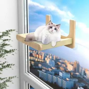 Кошачий гусеничный лоток-присоска, настенный, из цельного дерева, кошачий туалет, полка на дереве, переноска без дырокола, товары для кошек и собак