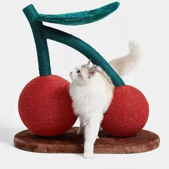 Кошачий коготь, сизаль, пенька, игрушка для кошек на дереве, износостойкая, симпатичная, кошачья когтеточка, гнездо, товары для животных, принадлежности для животных, когтеточки красный