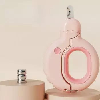 Кошачий коготь, собачий коготь, светодиод высокой яркости, кошачий коготь, собачий коготь, ноготь, затемнение, замок безопасности [Последний выпуск] машинка для стрижки, машинка для стрижки, кошка, машинка для стрижки, свет, розовый