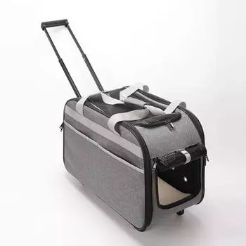 Кошачий мешок, переносная сумка для животных, сумка на колесиках, сумка для кошек, дышащая, большая, вместительная, складная, переносная, для домашних животных