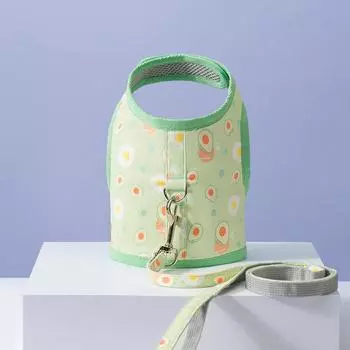 Кошачий поводок жилетного типа, защита от побега, для выгула, для маленькой собаки, поводок для собаки, для прогулок, для кошки, летний, для выгула, веревка для питомца S (recommended weight 3-2.5 kg)