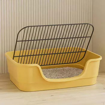 Кошачий туалет, лоток для кошек, удобная переноска для домашних животных, туалетный песок для белый