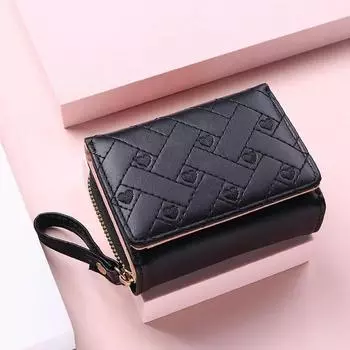 Кошельки для женщин Kawaii Cute Wallet Роскошный дизайнерский женский кошелек Розовый кошелек Женский кошелек Маленькие женские кожаные кошельки с держателем для монет бежевый
