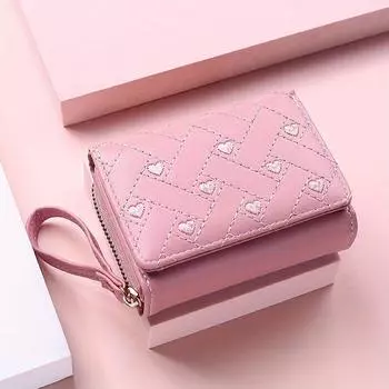 Кошельки для женщин Kawaii Cute Wallet Designer Lady Wallet Pink Wallet Womens Wallet Small Womens Wallet Coin Wallet чёрный
