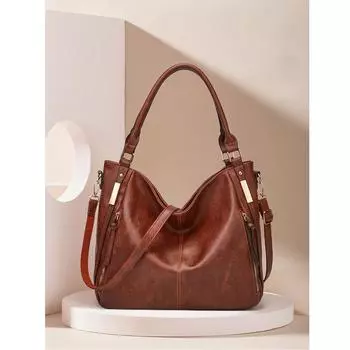 Кошельки для женщин, модные мягкие кожаные сумки на плечо большой емкости, сумки-хобо, большая сумка 37cm*14cm*32cm