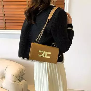 Кошельки и сумки с клапаном Женская сумка через плечо с узором из крокодиловой кожи Роскошная дизайнерская сумка Женская повседневная сумка через плечо Маленькие квадратные сумки