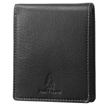 Кошелек-бифолд Hush Puppies Nick с карманом для монет из натуральной кожи HP0606 Черный чёрный