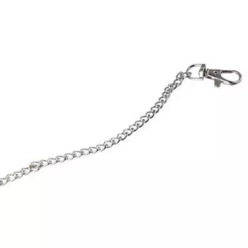 Кошелек Цепочка для сумки, Серебряные карманные цепи Цепочка для брюк Цепочка для ремня с карабинами и кольцом для ключей Кошелек Джинсы Брюки