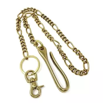 Кошелек цепочка латунный кошелек цепочка брелок золото HNZ мужской hzwc-017