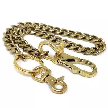 Кошелек цепочка латунный кошелек цепочка брелок золото HNZ мужской hzwc-009