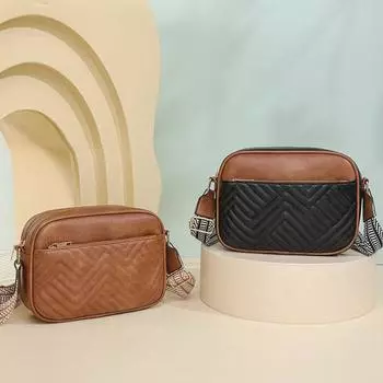 Кошелек через плечо для женщин, маленькие сумки через плечо, модная веганская кожа с регулируемым плечевым ремнем 22x5.5x15cm