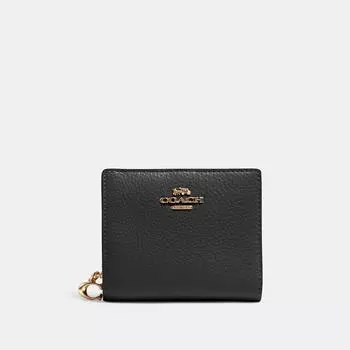 Кошелек Coach COACH Snap золотисто-черный