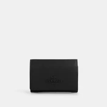Кошелек Coach Micro черный медно-черный