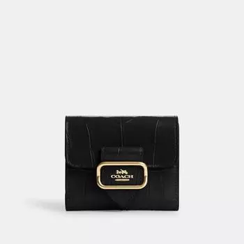 Кошелек Coach Small Morgan золотисто-черный