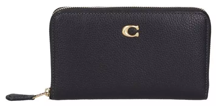 Кошелек CR546 [Coach] В два сложения B4/BK [предмет] чёрный