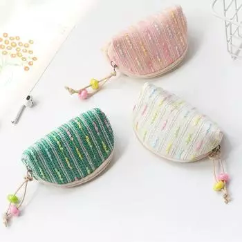 Кошелек для монет для студентов, симпатичный кошелек, симпатичный мини-кошелек Zero, маленькая сумка Fresh Shell, сумка для хранения ключей и помады розовый