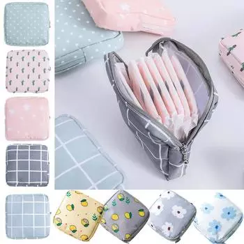 Кошелек для монет для женщин и девочек, держатель для кредитных карт, гигиеническая прокладка, дорожный чехол, салфетка, полотенце, сумка для хранения