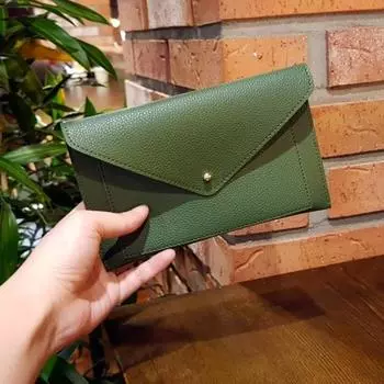 Кошелек для монет из искусственной кожи с несколькими отделениями, держатель для карт, защита от краж, портативный, однотонный, водонепроницаемый вино красного