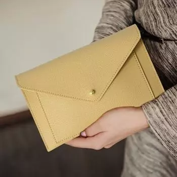 Кошелек для монет из искусственной кожи с несколькими отделениями, держатель для карт, противоугонный, портативный, однотонный, водонепроницаемый, держатель для документов, чехол для ежедневного хранения мелочи, кошелек светло-синий