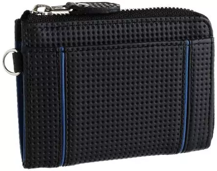 Кошелек для монет Lenclad Zipper Black x Blue [Наш интерес]