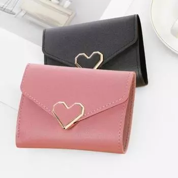 Кошелек для монет Многофункциональный карман для хранения карт чёрный