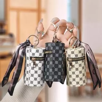 Кошелек для монет Presbyterie, компактная сумка с подвеской, карманом для наушников, красный конверт, мини-сумка с цепочкой для ключей кофейный