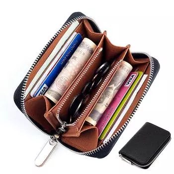 «Кошелек для монет с L-образным узором на молнии для женщин и мужчин» 12.5*9*2.5CM