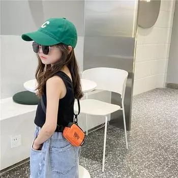 Кошелек для монет, сумка-мессенджер, водонепроницаемый чехол для наушников, повседневная сумка в стиле хип-хоп жёлтый