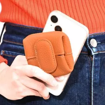 Кошелек для монет водонепроницаемый искусственная кожа кнопка закрытия ключ наушники сумка для хранения темно-зеленого