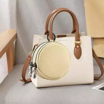 Кошелек для монет Yousheng с двойной застежкой-молнией, круглой формы, компактный портативный кошелек, сумка для наушников из искусственной кожи, водонепроницаемый органайзер для ювелирных изделий