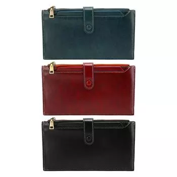 Кошелек для сотового телефона RFID, винтажная мода, высокая емкость, предотвращает появление магнитных слотов для нескольких карт, высокая емкость Peacock Blue