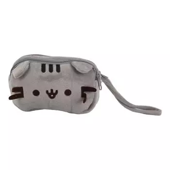 Кошелек для туалетных принадлежностей в виде котенка, симпатичная, стильная, мягкая, холщовая, многоцелевая, для кошек, для путешествий и прогулок