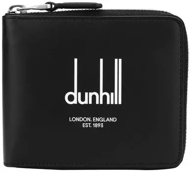 Кошелек двойного сложения DU22R2355DP 001 4CC кошелек для монет на молнии черный [Dunhill] и [Item]