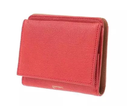 Кошелек двойного сложения Fresco Red [Genten] женский красный