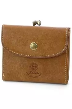 Кошелек двойного сложения из натуральной кожи Coraggio Brown [Dakota] женский DA-36441-40