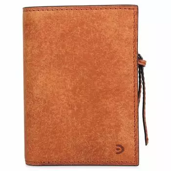 Кошелек двойного сложения из натуральной кожи Buona Camel [Baggy Port] ZYS-2402 мужской BP-ZYS2402-CA