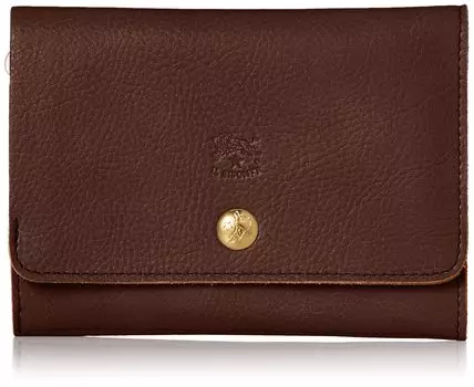 Кошелек двойного сложения SMW028 PV0005 C0522P BW129B 869 Коричневый [Ilbizonte] [Товар]