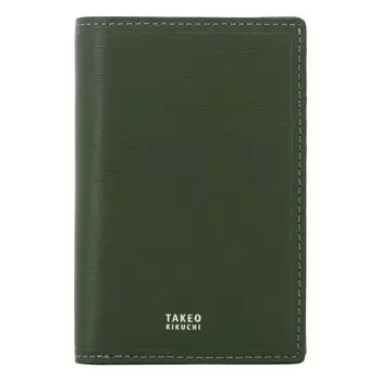 Кошелек двойного сложения средний кошелек двойного сложения натуральная кожа 728618 Max средний кошелек половинный кошелек кошелек половинный кошелек кожа коровья кожа зеленый [Takeo