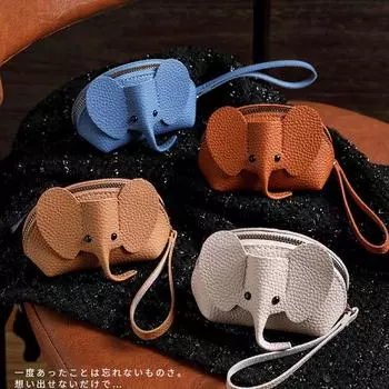 Кошелек Elephant Zero, женская модная сумка для ключей, креативная сумка для хранения помады, милый мультяшный кошелек 10*8*3 см