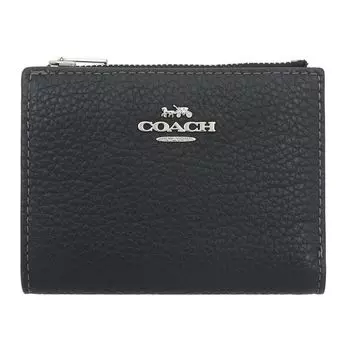 Кошелек FCM315 CM315 Черный шагреневый кожаный кошелек Billford [Coach] (Кошелек Bifold) Женский [Продукт Outlet] [Бренд] [Товар]