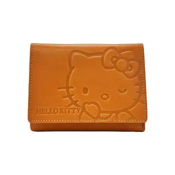 Кошелек Hello Kitty, кожаный кошелек, складной кошелек, милый маленький [Yubi] [настоящий женский кошелек] 9H76-00-063