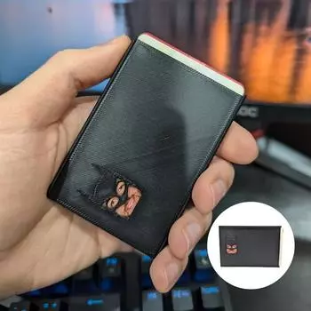 Кошелек Hero Id для мужчин и женщин, стильный дизайн супергероя, несколько отделений для карт, отделение для наличных и культовый логотип, подарок для всех